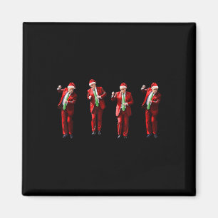 Imán Navidades de Danza Santa Claus en Trump son divert