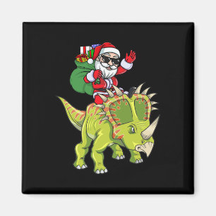 Imán Navidades de Dinosaurios Santa Claus Triceratops M