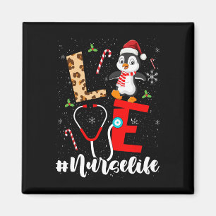 Imán Navidades de enfermería de amor Enfermeras de ping