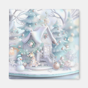 Imán Navidades de ensueño Gingerbread House Magnet