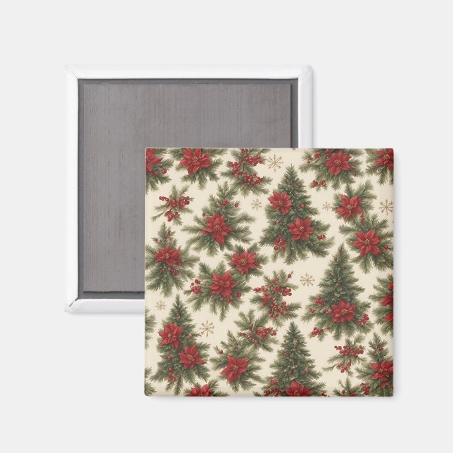 Imán Navidades de Evergreen Charm Magnet (Anverso/Reverso)