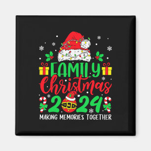 Imán Navidades de familia 2024 Compitiendo con la diver