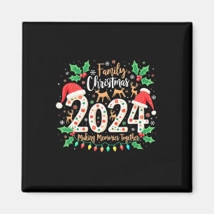 Imán Navidades de familia Reindeando juntando Recuerdos
