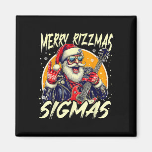 Imán Navidades de Feliz Rizzmas Rizz Guay Santa Sungles