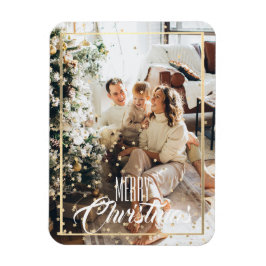 Imán Navidades de festividad de la estrella del oro en 