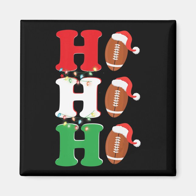 Imán Navidades de Fun Ho Ho Ho Santa Hat (Frente)