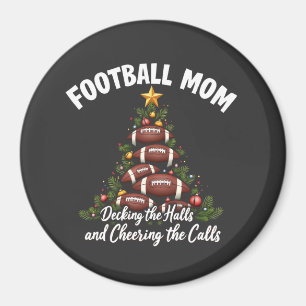 Imán Navidades De Fútbol: Mamá Decorando Los Salones