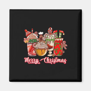 Imán Navidades de galletas con pan de jengibre tazas de