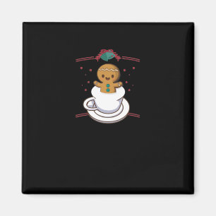 Imán Navidades de Gingerbread Kawaii