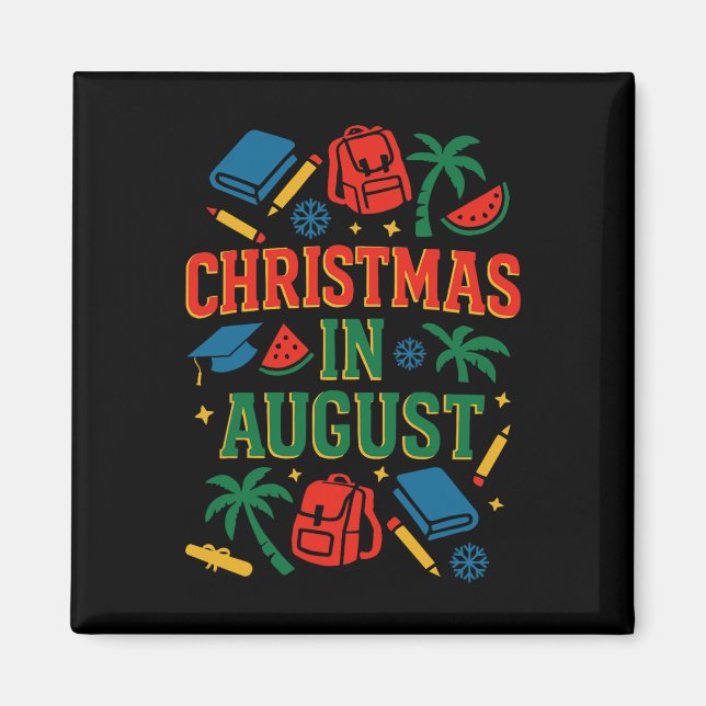 Imán Navidades De Graduación De Palm Tree De Ck To Scho (Frente)