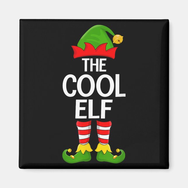 Imán Navidades de Guay Elf Xmas Familia Elf Squad (Frente)