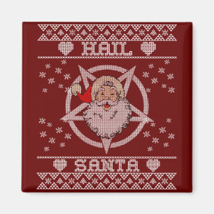 Imán Navidades de Hail Santa Claus Ugly