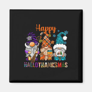 Imán Navidades de Halloween de Acción de Gracias Felice