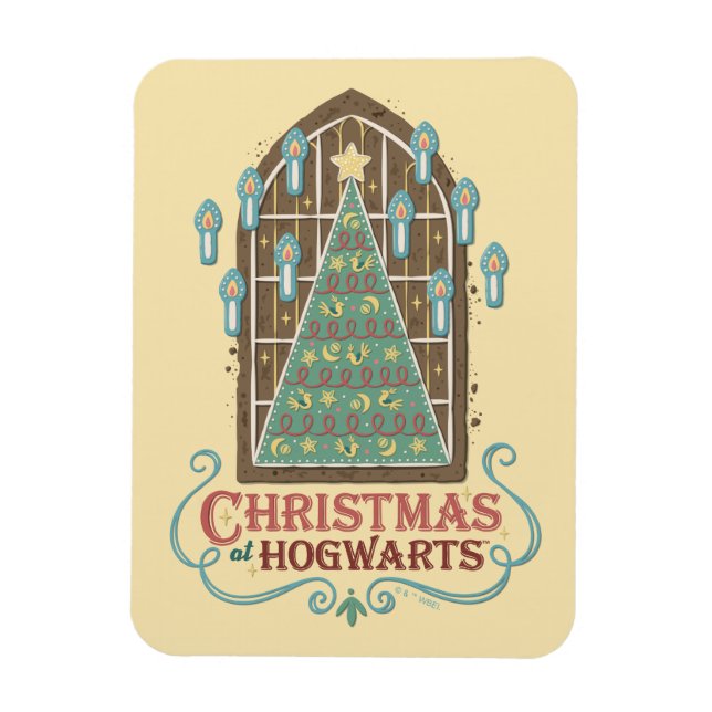 Imán Navidades de HOGWARTS™ Cookie Graphic (Vertical)