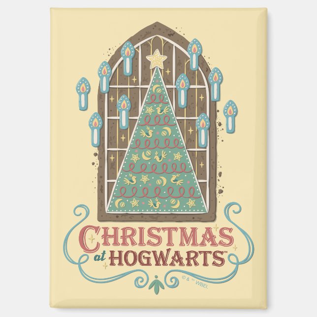 Imán Navidades de HOGWARTS™ Cookie Graphic (Anverso)
