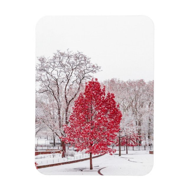 Imán navidades de invierno 89 (Vertical)