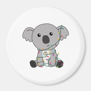 Imán Navidades de Koala Nieve Animales De Invierno Koal