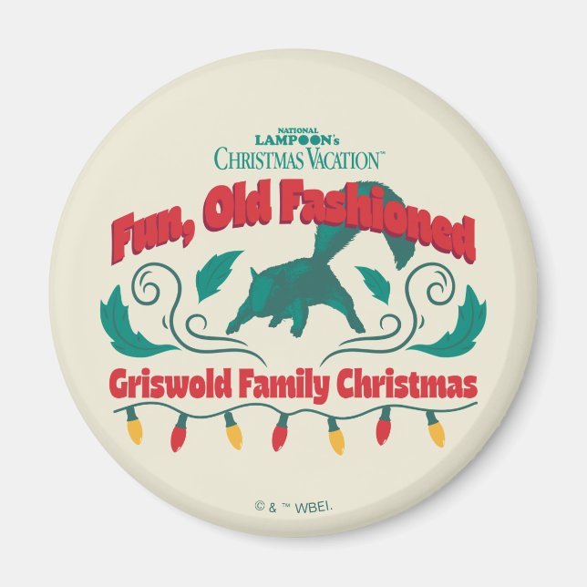 Imán Navidades de la familia Griswold, divertida y viej (Frente)