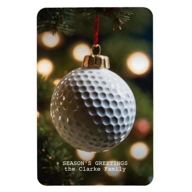 Imán Navidades de la temporada de golf (Vertical)