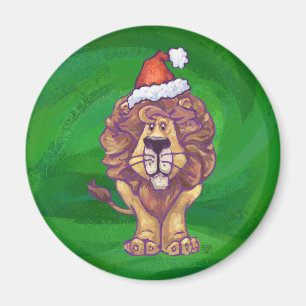 Imán Navidades De Leones En Verde