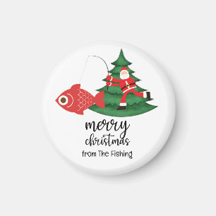 Imán Navidades de los amantes de la pesca festejan con 