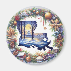 Imán Navidades de Luisiana