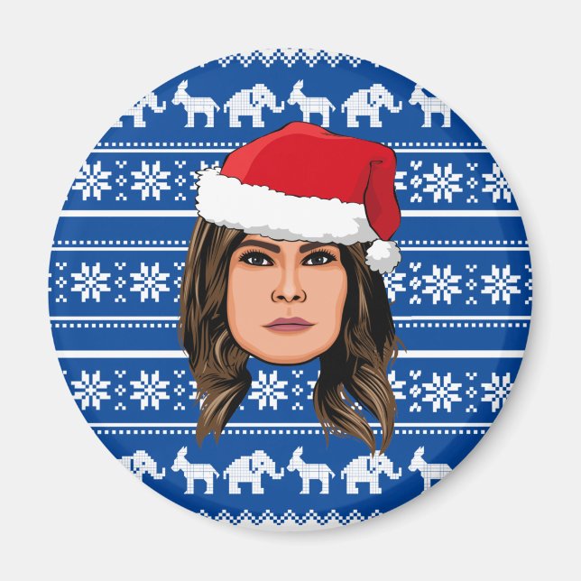 Imán NAVIDADES de MELANIA TRUMP (Frente)