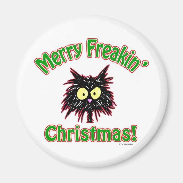 Imán Navidades de Merry Freakin (Frente)