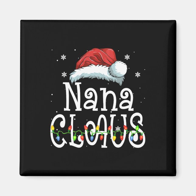 Imán Navidades de Nana Claus Familia Pajama Matando Nav (Frente)