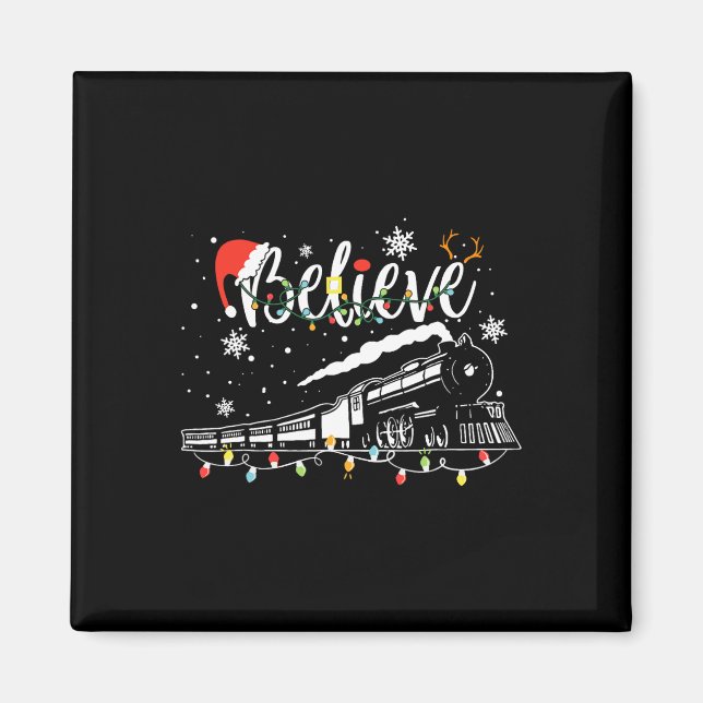 Imán Navidades de Navidades de capacitación creen que P (Frente)