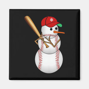 Imán Navidades de Nieve de Béisbol Nieve Regalos de Nav
