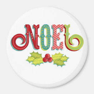 Imán Navidades de Noel Colorful