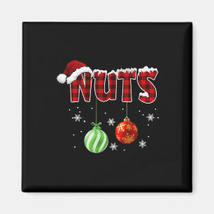 Imán Navidades de nueces de pecho que coinciden con cas