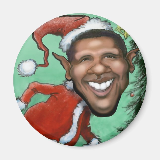 Imán Navidades de Obama (Frente)