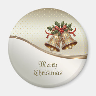 Imán Navidades de oro Bells Holiday Magnet