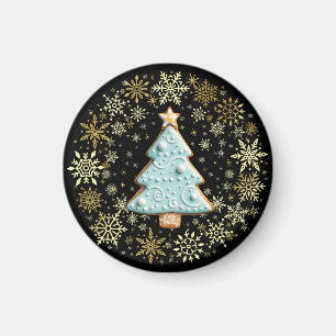 Imán Navidades de oro, galleta de pan de jengibre