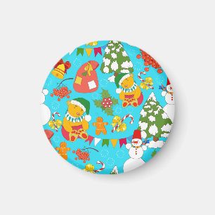 Imán Navidades De Oso De Teddy: Patrón Amigable Con Los