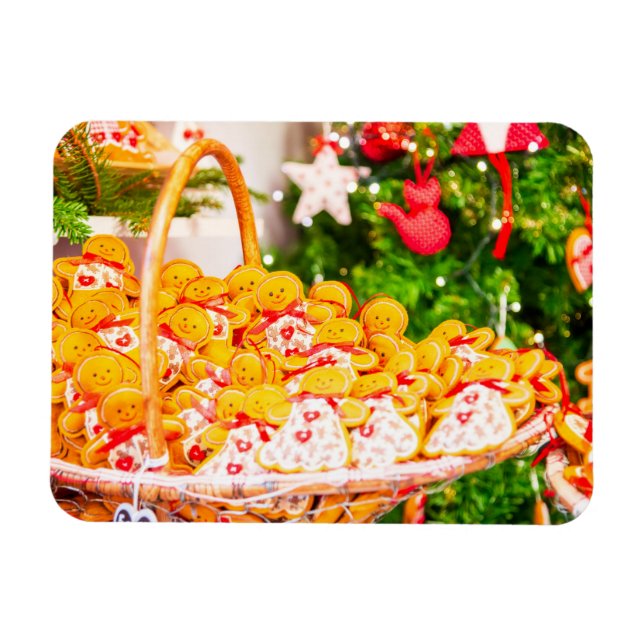 Imán Navidades de pan de jengibre (Horizontal)