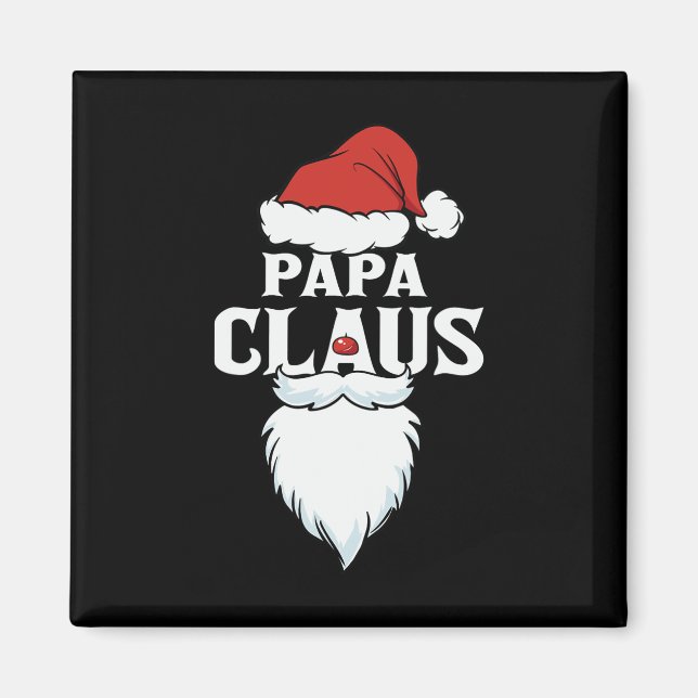 Imán Navidades de Papa Claus Santa (Frente)