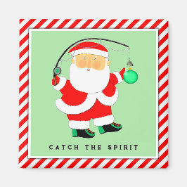 Imán Navidades de pesca con tallas