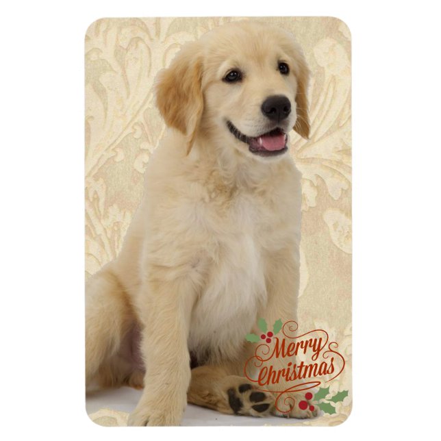 Imán Navidades de plantilla de Mascota Refrigerator Mag (Vertical)