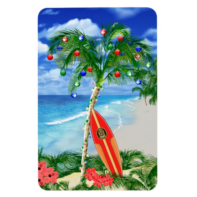Imán Navidades de playa (Vertical)