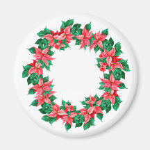 Navidades de Poinsettia y decoración personalizada