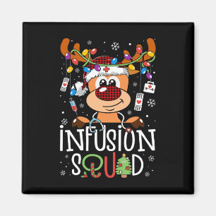 Imán Navidades de renos equipo de enfermería de infusió