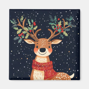 Imán Navidades de renos Starry Noche de Twinkle