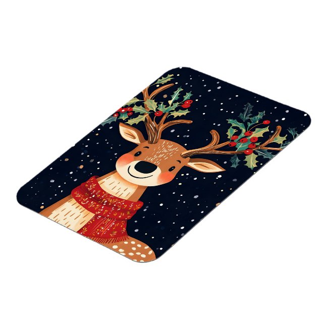 Imán Navidades de renos Starry Noche de Twinkle (Lado Izquierdo)