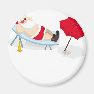 Imán navidades de santa claus
