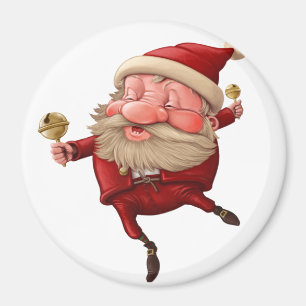Imán Navidades de Santa Claus bailando