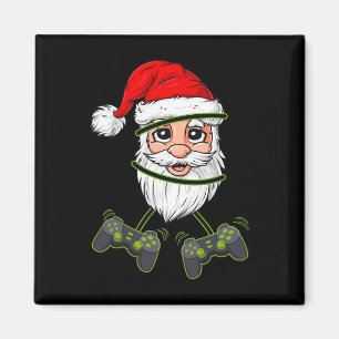 Imán Navidades de Santa Claus Control de videojuegos Ni