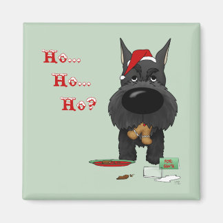 Imán Navidades de Schnauzer
